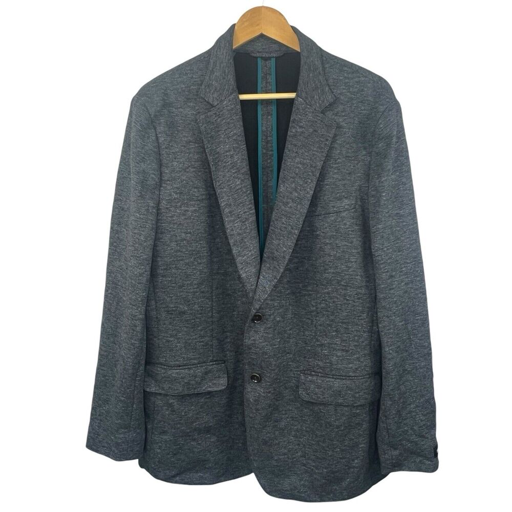 Bonobos Men's Jetsetter Knit Blazer Jacket Size 44R Italy Fortex